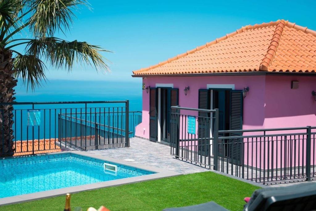 Villa Rosa With Private Pool By Hr Madeira Рибейра-Брава Экстерьер фото